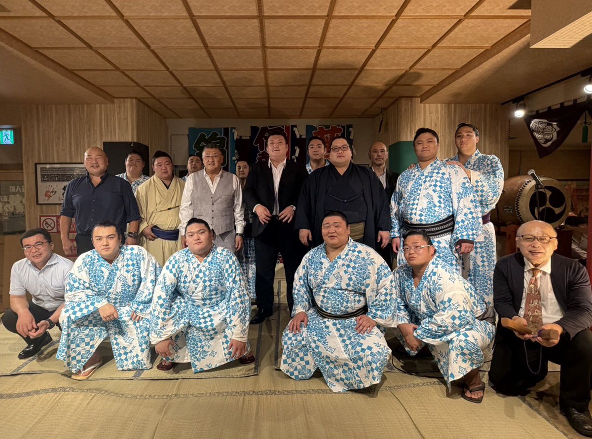 isenoumibeya's tweet photo. 今場所もたくさんのご声援をありがとうございました！総評は後日載せたいと思います。

【令和8年度大相撲9月場所結果】
関脇　西
藤ノ川⭐︎11-4関脇 敢闘賞✨
十両
錦木★6-9西14
幕下
碇潟⭐︎4-3西4
漣⭐︎4-3西13
太秦★2-5西26
三段目
醍醐山⭐︎4-3西33
大綱⭐︎4-3東57 https://t.co/kiy6XSgfl9