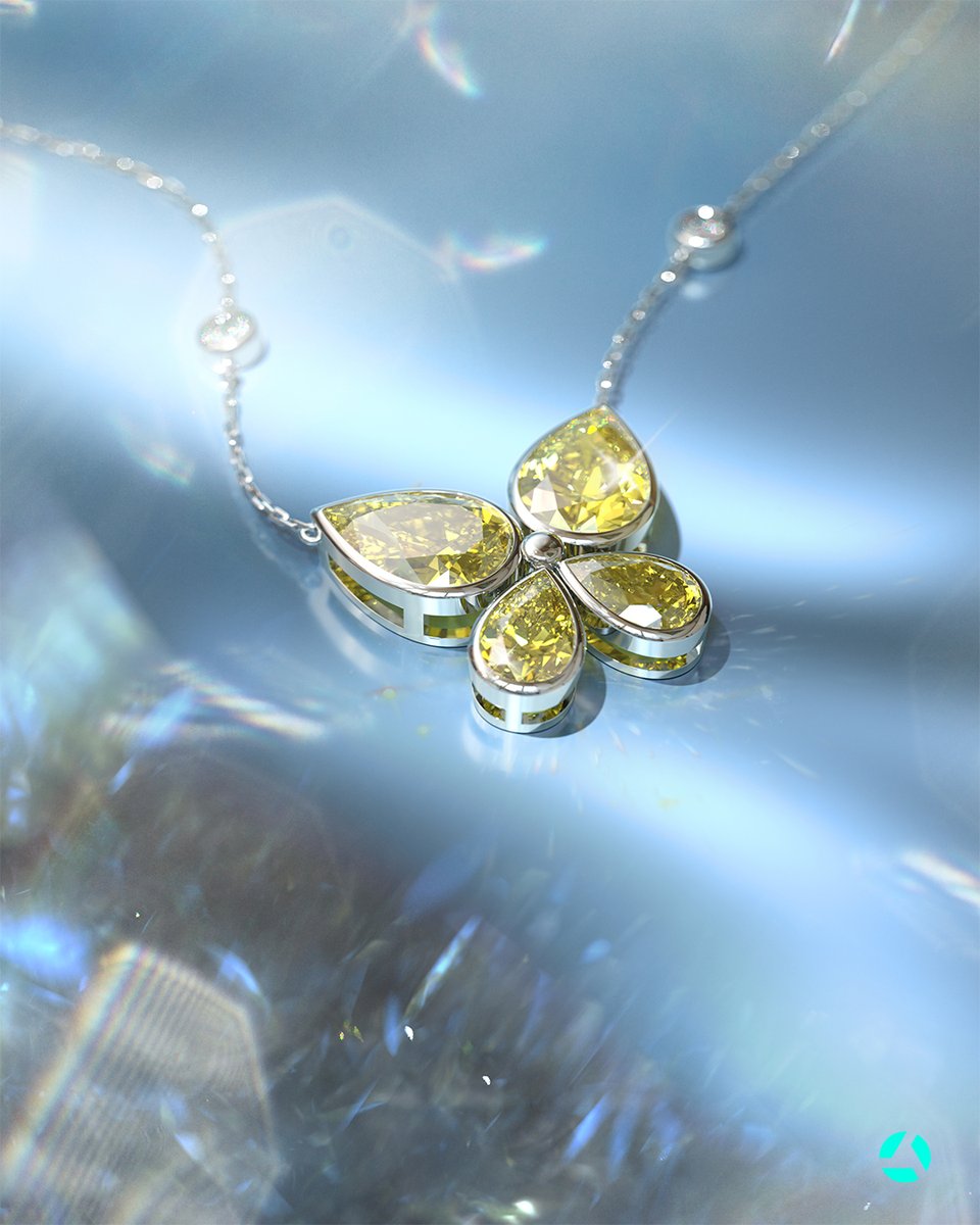 AET_Remould's tweet photo. PURE FORM’s Pear-Shaped Yellow Diamond Butterfly Pendant reinterprets the wings through pear-shaped diamonds. Stripped of unnecessary ornament, the butterfly returns to its fundamental elements of line and proportion. https://t.co/1x7CpXxjuc