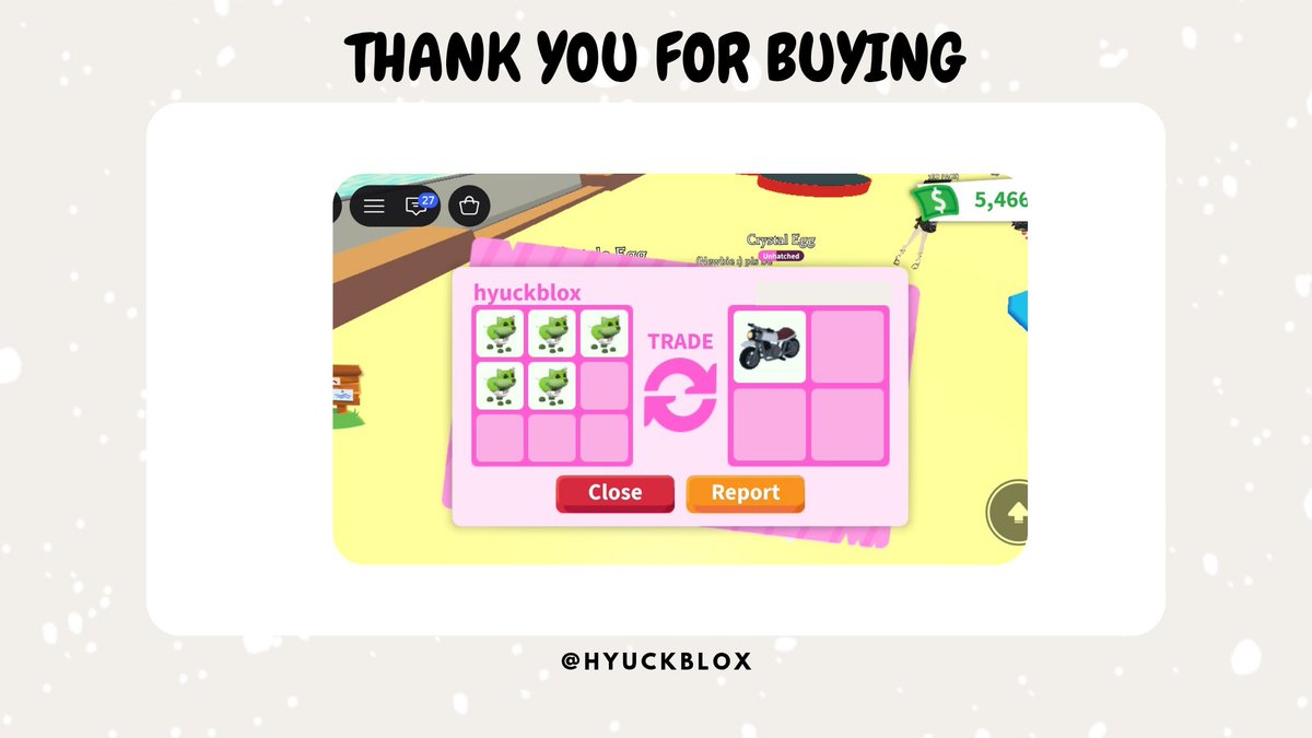 hyuckblox's tweet photo. buyer [Sharky Z.]

another successful transaction on facebook! thank you for buying. https://t.co/0Tk32DH84E