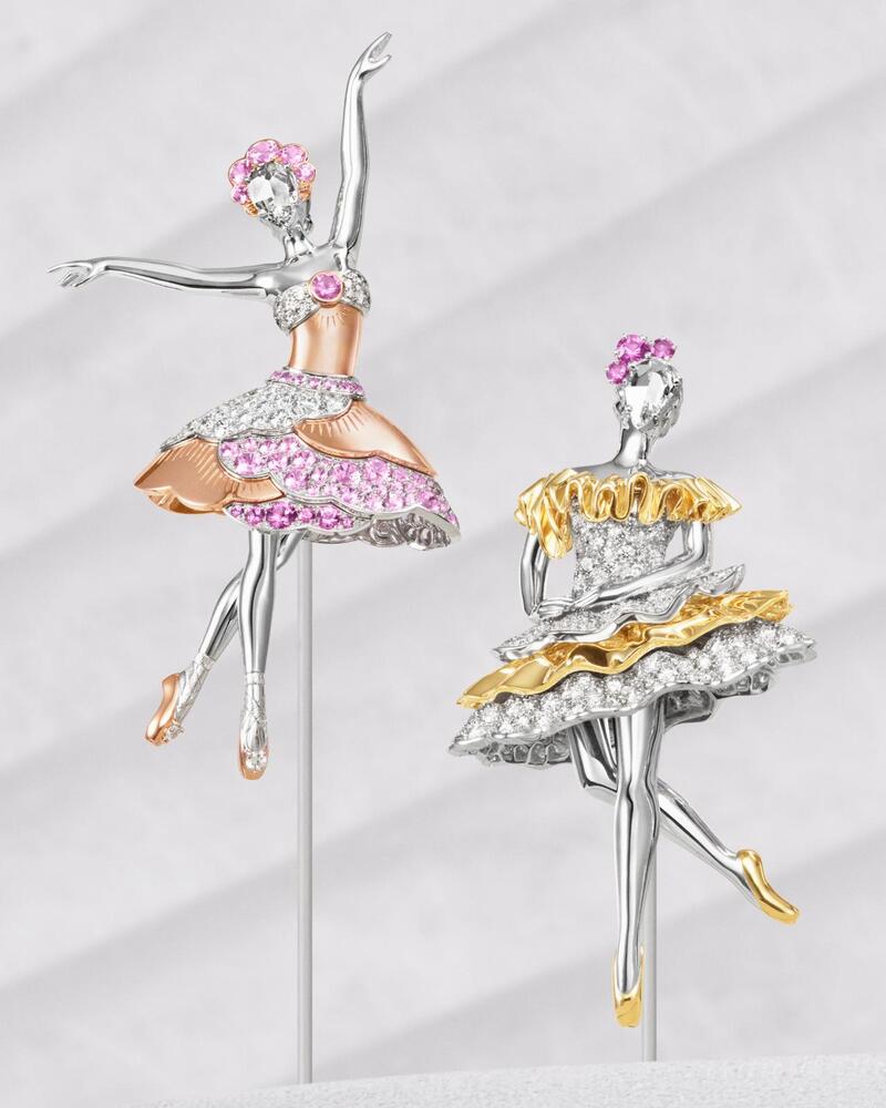 fashionpressnet's tweet photo. ヴァン クリーフ＆アーペル“名作バレエ”のハイジュエリー、「くるみ割り人形」の踊り手や衣装を表現 - https://t.co/gI51qTyWb2 https://t.co/241pLGFtos