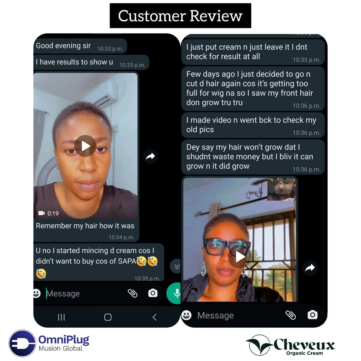 CheveuxBrand's tweet photo. Women: Patchy Edges, Thinning Hair &amp; Hair loss

Men: Patchy Beard, Slow Hair Growth, Early Signs of Hair loss.

If you've any of these hair related problems, get yourself Cheveux Organic Products Now!

Prices: ₦7,500 - ₦42,000
📍Lagos

Shop at https://t.co/JPw64EMrQw https://t.co/iz02wMEUVp