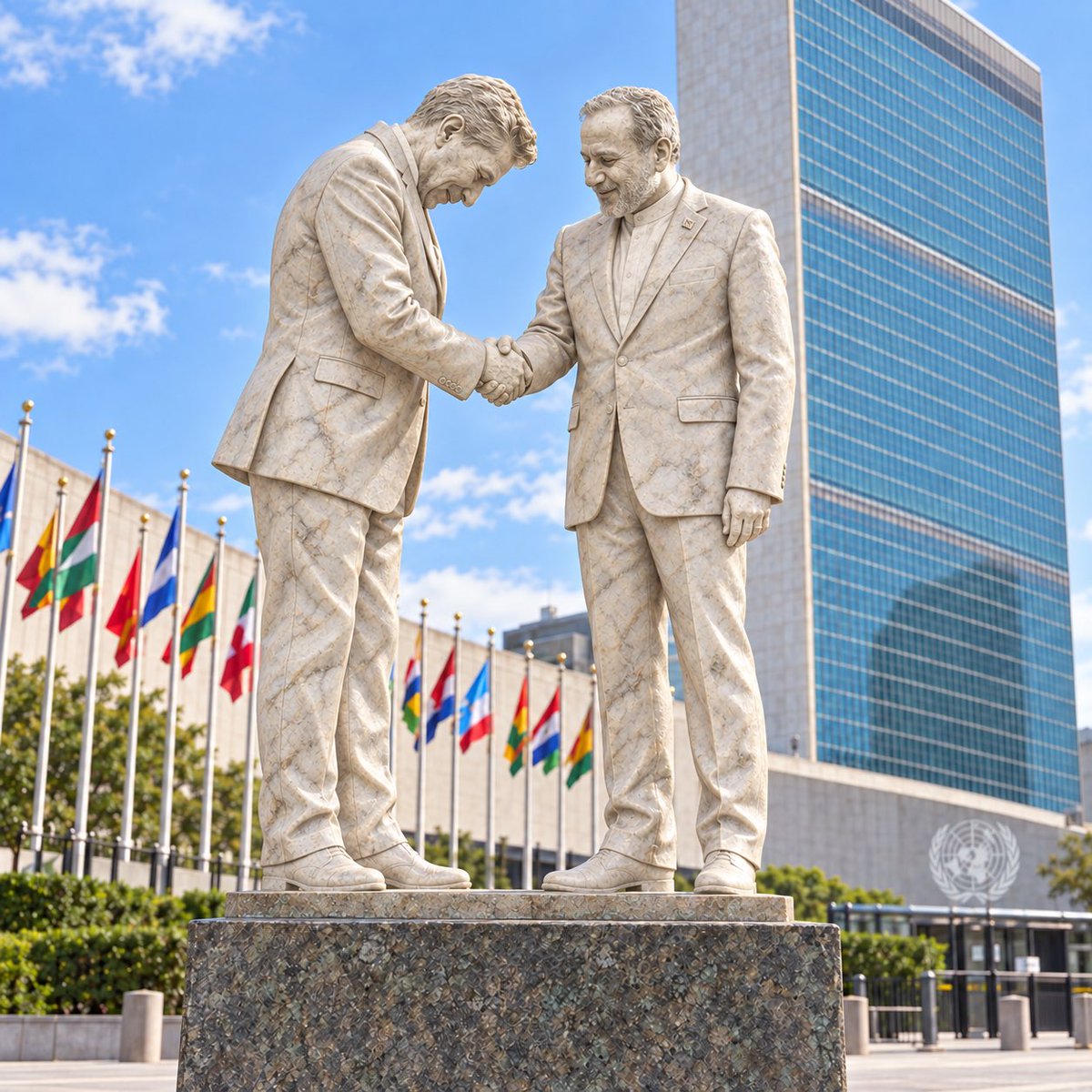EylonALevy's tweet photo. When the United Nations is consigned to history, @UNReliefChief Tom Fletcher and Abbas Araghchi should be immortalized in stone as a memorial to what went wrong. https://t.co/XXG0vX8Xzq
