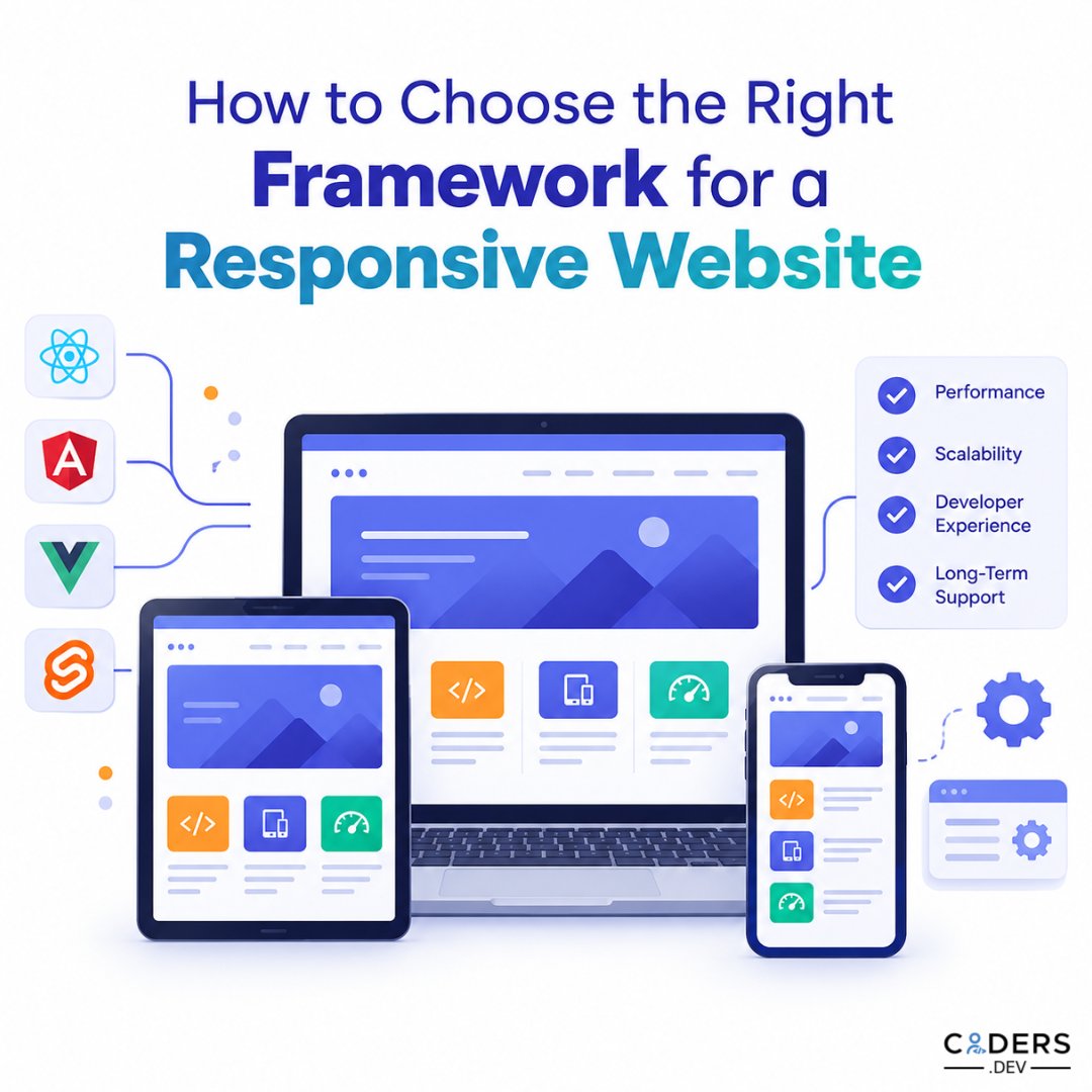 dev_coders's tweet photo. Choosing the right framework is essential for a modern responsive website.

Learn how to make a practical framework choice based on your project needs.

Visit our blog for the complete solution.

https://t.co/XVzOEr9l0Y

#ResponsiveDesign #FrontendDevelopment #codersdev https://t.co/R1uWtVhwiE