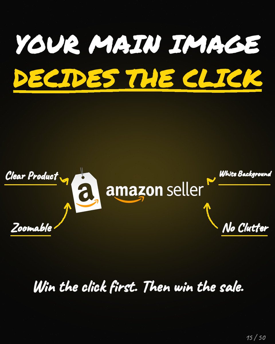 spotnxt's tweet photo. I looked at 1,000 main images across categories.

The ones that won were clean, bright and easy to understand.
Cluttered images and tiny products lost the click instantly.
The main image is your most important ad.

To implement the same for your brand, use Spotnxt. https://t.co/QnwKbRFRDj