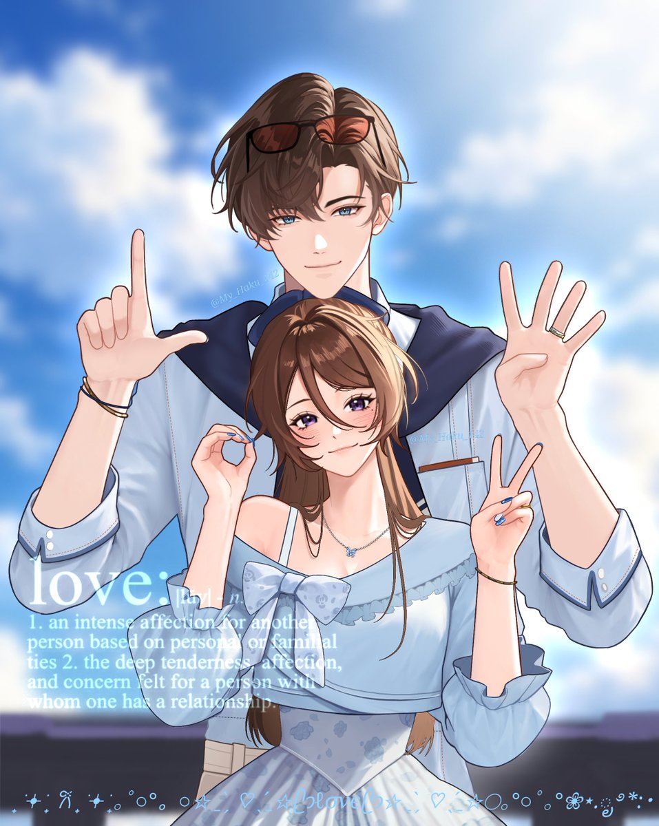 My_Haku_142's tweet photo. Happy 5th Anniversary, my love.
My dear husband, Artem.
Five years have passed, I still fall in love with you all over again, every single day.
**✿❀❤💜❀✿**
Art by Shin D'y
#totsona #Artherine
#ปรารถนาร่วมทางรักใต้แสงจันทร์ https://t.co/3KaeKmzaxW