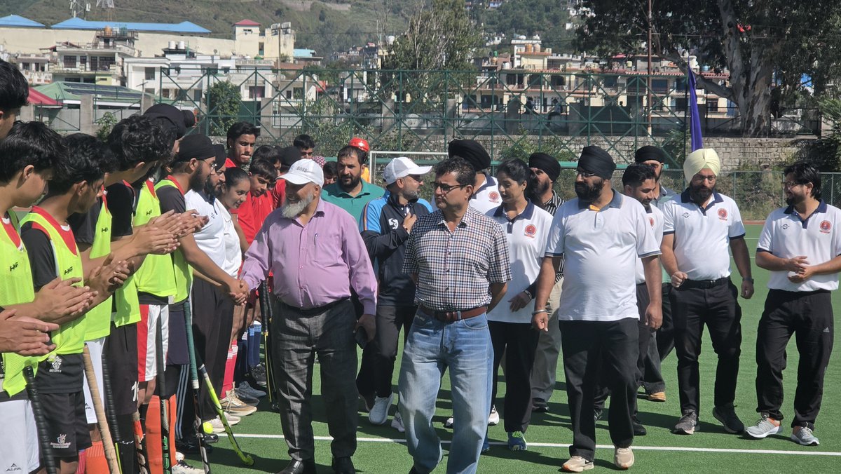 YssPoonch's tweet photo. INTER-DISTRICT UT-LEVEL U-19 BOYS HOCKEY TOURNAMENT OPENS IN POONCH*
*Nine Districts Participate in UT-Level Championship at Astro Turf Hockey Ground, BHSS Poonch* https://t.co/LO1YBpCQzY
