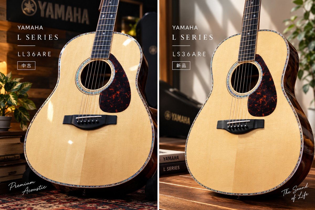 apollon_sanjo's tweet photo. YAMAHA Lシリーズは、トップ・サイド・バックにこだわりの木材を使用。
一本一本異なる木目も、アコースティックギターの魅力のひとつです。
ぜひ店頭で、実物の美しい木目と音をご体感ください。
#YAMAHA #Lシリーズ #LL36ARE #あぽろん三条店 https://t.co/JdS9mnszDx