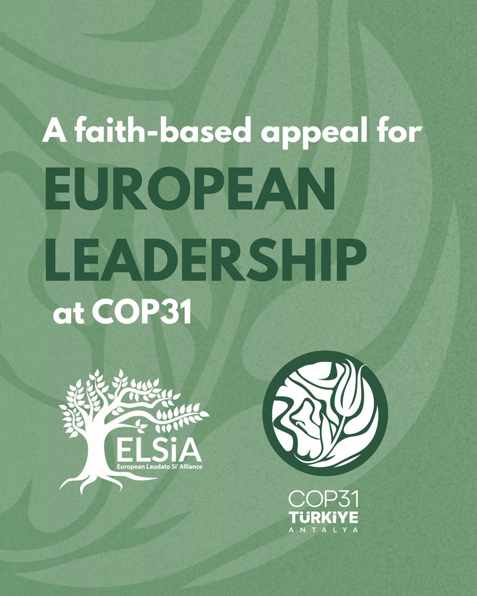 ELSiAEurope's tweet photo. 🇪🇺 Europe must step up at #COP31.

Today, ELSiA &amp; partners call on EU leaders to:
✅ Phase out fossil fuels
✅ Deliver a just transition
✅ Increase climate finance
✅ Champion agroecology
Climate leadership means standing with the most vulnerable &amp; protecting our common home. 🌍 https://t.co/6q9LMpeS8Y