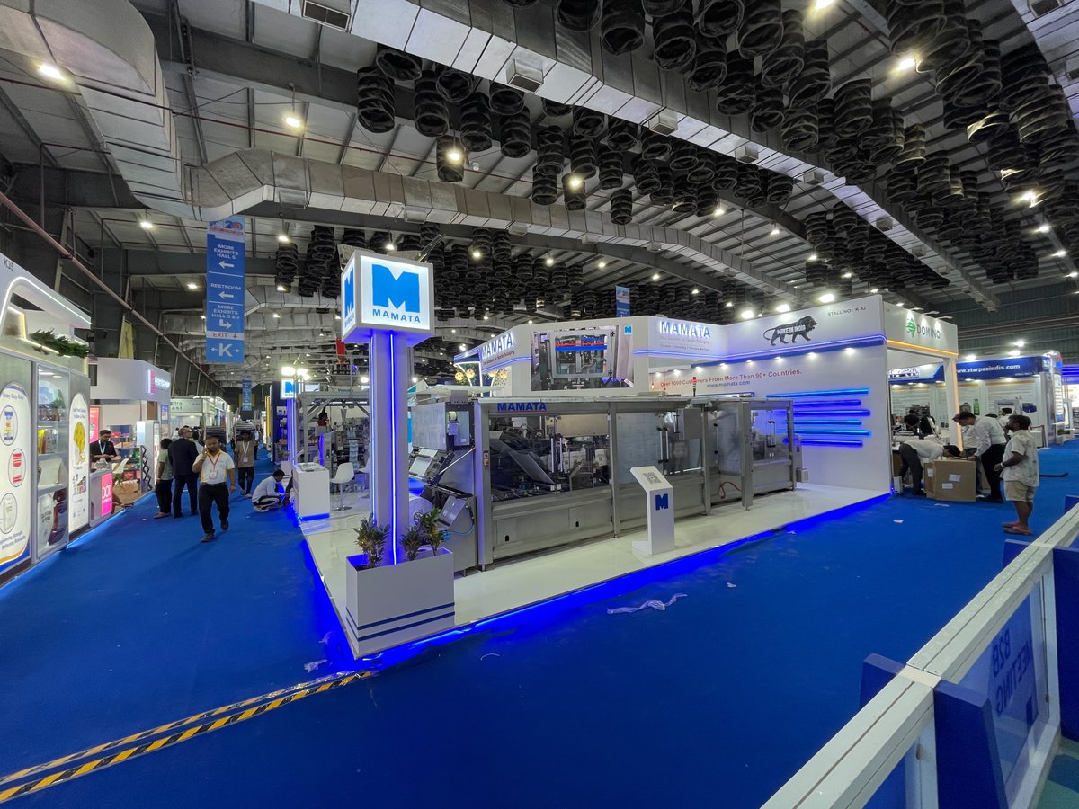 mamatamachinery's tweet photo. We’re Live at Anuga FoodTec India 2026!
Visit Mamata Machinery at Hall 04 | Booth K42 and explore our innovative flexible packaging solutions.
📍 Bombay Exhibition Centre, Mumbai
📅 29 Sept – 1 Oct
#MamataMachinery #AnugaFoodTecIndia #FlexiblePackaging #PackagingMachinery https://t.co/suMK72S6pr