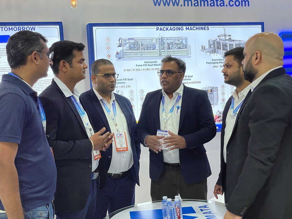 mamatamachinery's tweet photo. We’re Live at Anuga FoodTec India 2026!
Visit Mamata Machinery at Hall 04 | Booth K42 and explore our innovative flexible packaging solutions.
📍 Bombay Exhibition Centre, Mumbai
📅 29 Sept – 1 Oct
#MamataMachinery #AnugaFoodTecIndia #FlexiblePackaging #PackagingMachinery https://t.co/suMK72S6pr