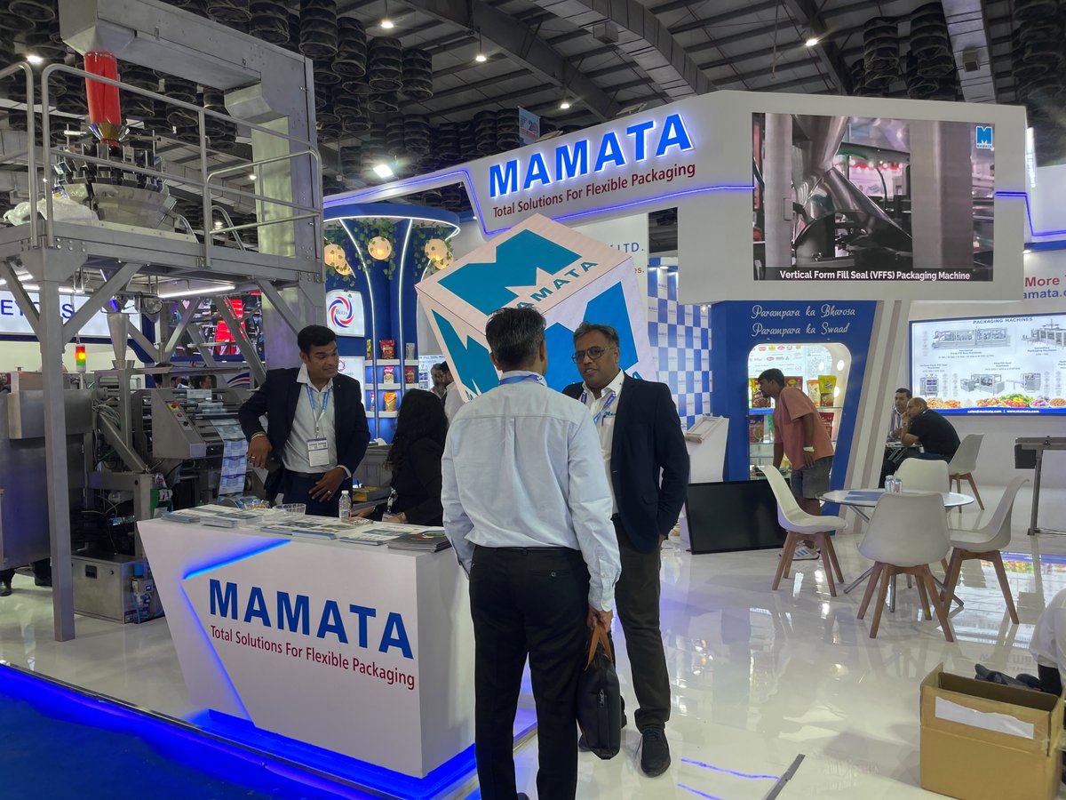 mamatamachinery's tweet photo. We’re Live at Anuga FoodTec India 2026!
Visit Mamata Machinery at Hall 04 | Booth K42 and explore our innovative flexible packaging solutions.
📍 Bombay Exhibition Centre, Mumbai
📅 29 Sept – 1 Oct
#MamataMachinery #AnugaFoodTecIndia #FlexiblePackaging #PackagingMachinery https://t.co/suMK72S6pr