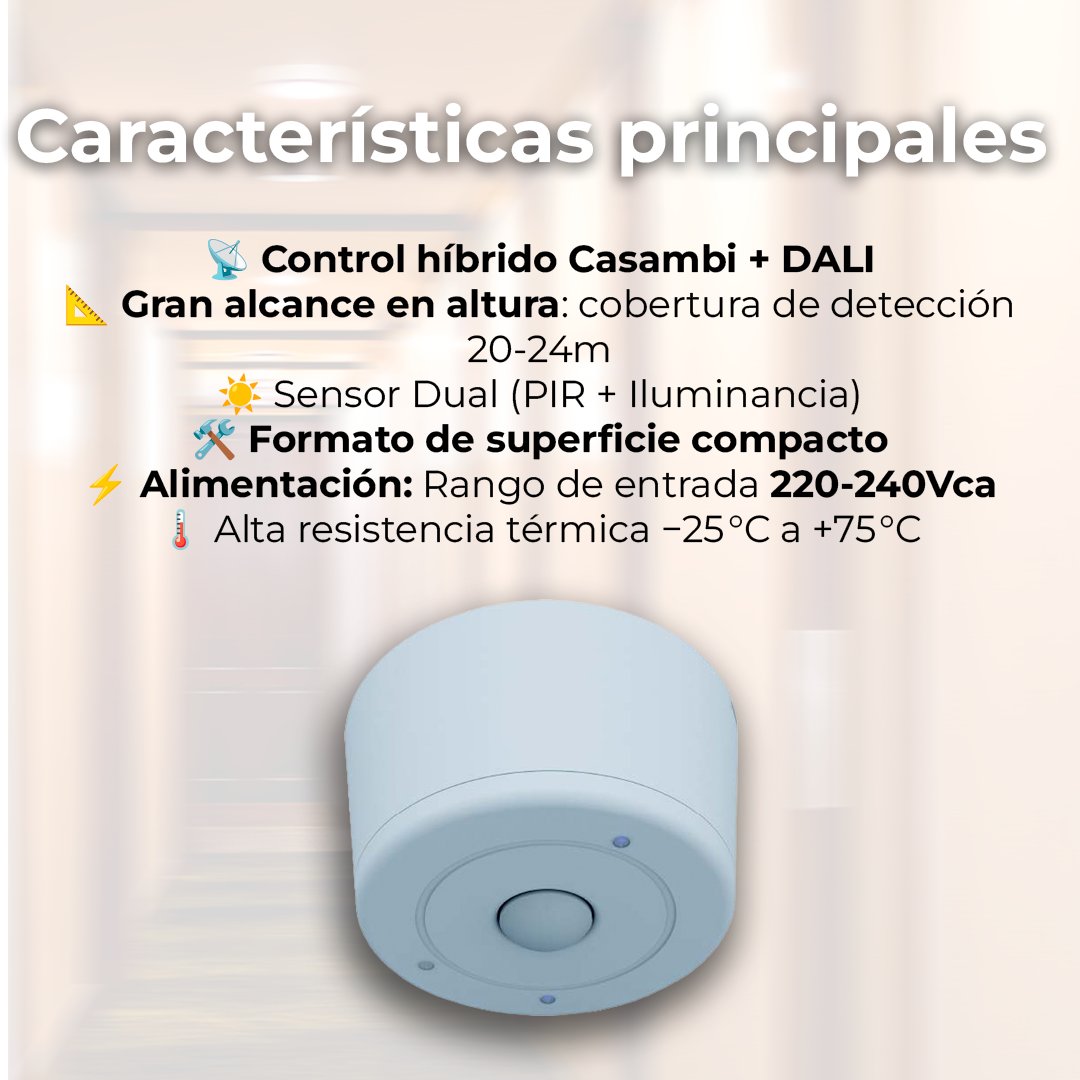 _OLFER's tweet photo. Presentamos el sensor de presencia e iluminancia CBU-HB17MDALI de DANLERS integrado con tecnología Casambi y salida de regulación DALI. Un componente clave diseñado para maximizar el ahorro energético y la automatización en instalaciones exigentes.

📩https://t.co/SbJE2S82ws https://t.co/nqGEA2c8Bt