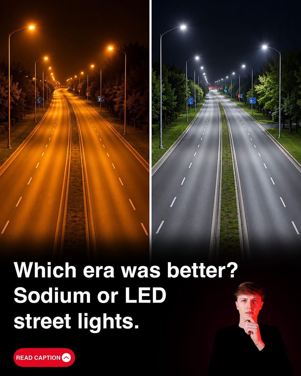 Baba__Mtoto's tweet photo. Which era was better: sodium or LED street lights? https://t.co/AylIUabxjs
