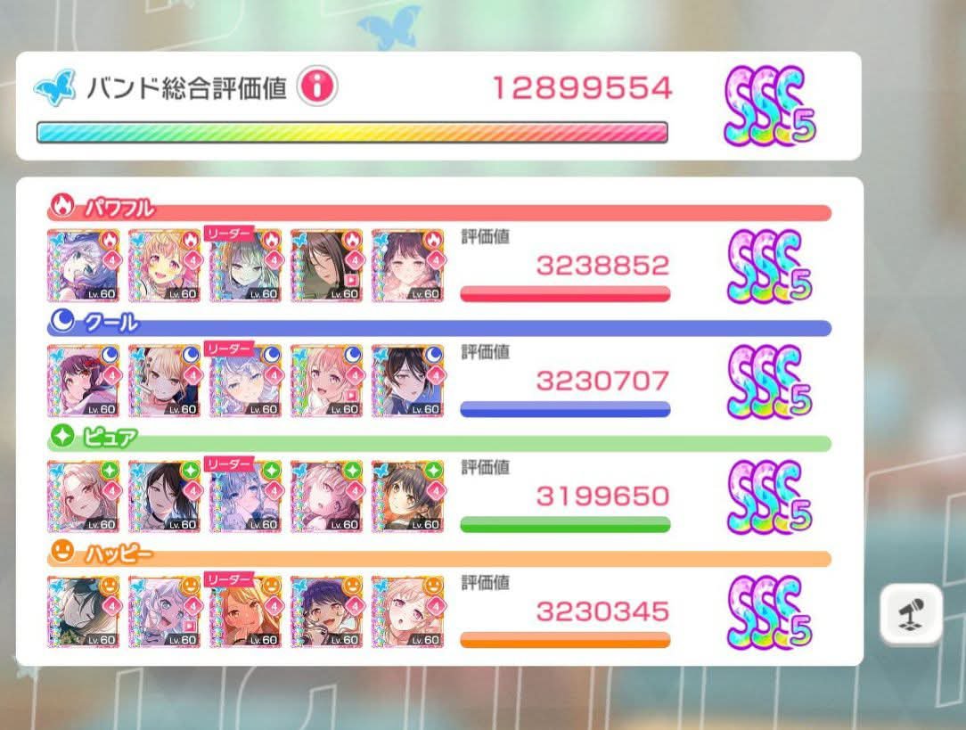 izzakrta's tweet photo. FINALLY 
ALL TEAM MORFONICA HAS MASTER RANK 4...

#バンドリ #ガルパ https://t.co/JMAyvECnGV