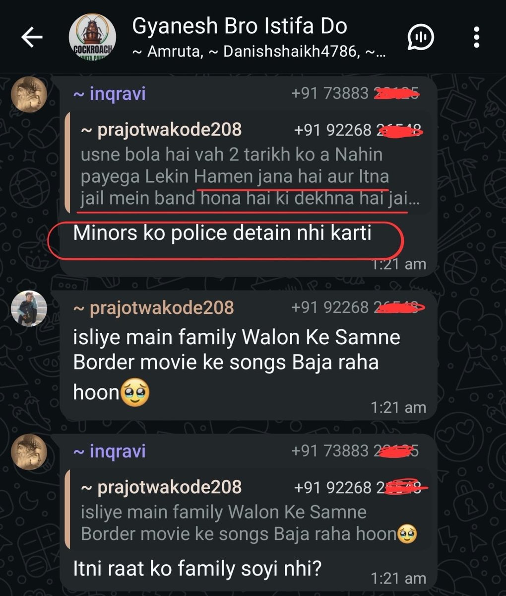 VijayGajeraO's tweet photo. Chup Boston fraud.

You and your boss, Ajinkya Sinde, are using minors as a human shield for your safety.

Your plan to use minors as a shield in the Mumbai protest has been exposed.

Your entire gang must be arrested under the NSA and UAPA for waging a war against India by using our children.