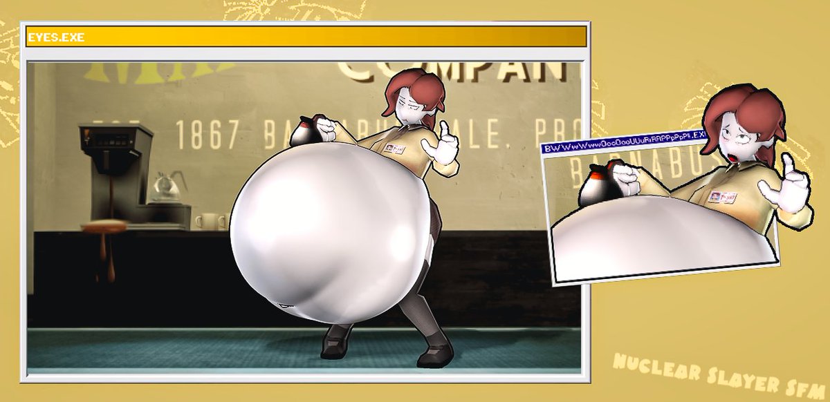 SlayerSFM's tweet photo. ❤️ Hefty Happ ❤️

We finally got around to playing Frankie's Fun House Demo by @StudioBigBun 

I, for one, loved what was offered just from the demo alone. Can't wait to see more!
#frankiesfunhouse #Mrshapp #StudioBigBun #BellyInflation #Bloating #WeightGain #WG #BellyExpansion https://t.co/lkmtclpsU6