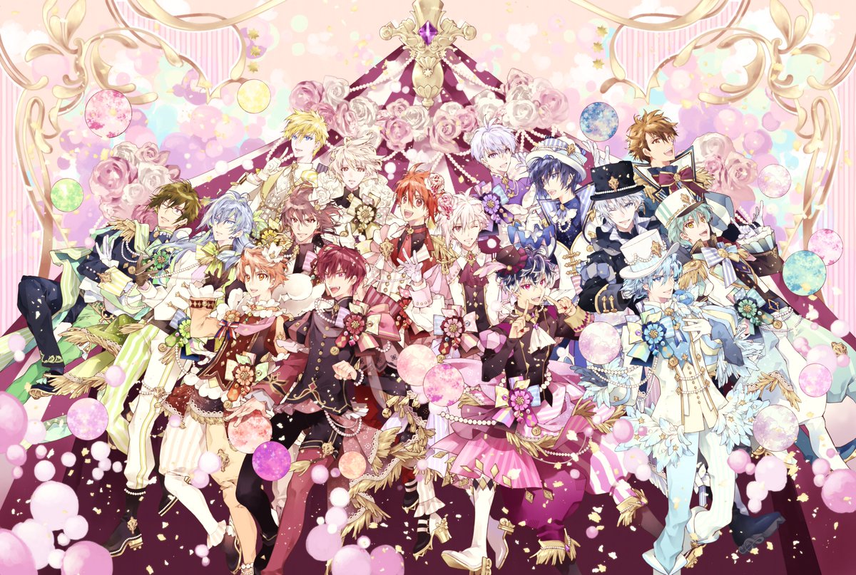 iD7Mng_Ogami's tweet photo. 【11周年お祝いビジュアル】
種村先生撮りおろしの、11周年お祝いビジュアルが到着しました！
11周年を彩る、彼らの弾けるような笑顔と、カラフルなパレードのような衣装をぜひお楽しみください…！
#アイナナ11周年 https://t.co/xhg2mqPiTD