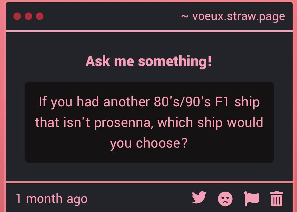 voeux57937's tweet photo. TO WHOEVER SENT ME THESE STRAWPAGES IM SO SORRY 😭😭😭
1) THANK YOU FOR THE CUTE DRAWING AWWW LITTLE SENNA AWWW
2) if I had to pick from 80’s-90’s specifically I would say Makkinen! But I like a lot of other ships too like Launt, Brocedes, and Simi (one day I’ll post them too..) https://t.co/quz3g8kDsR
