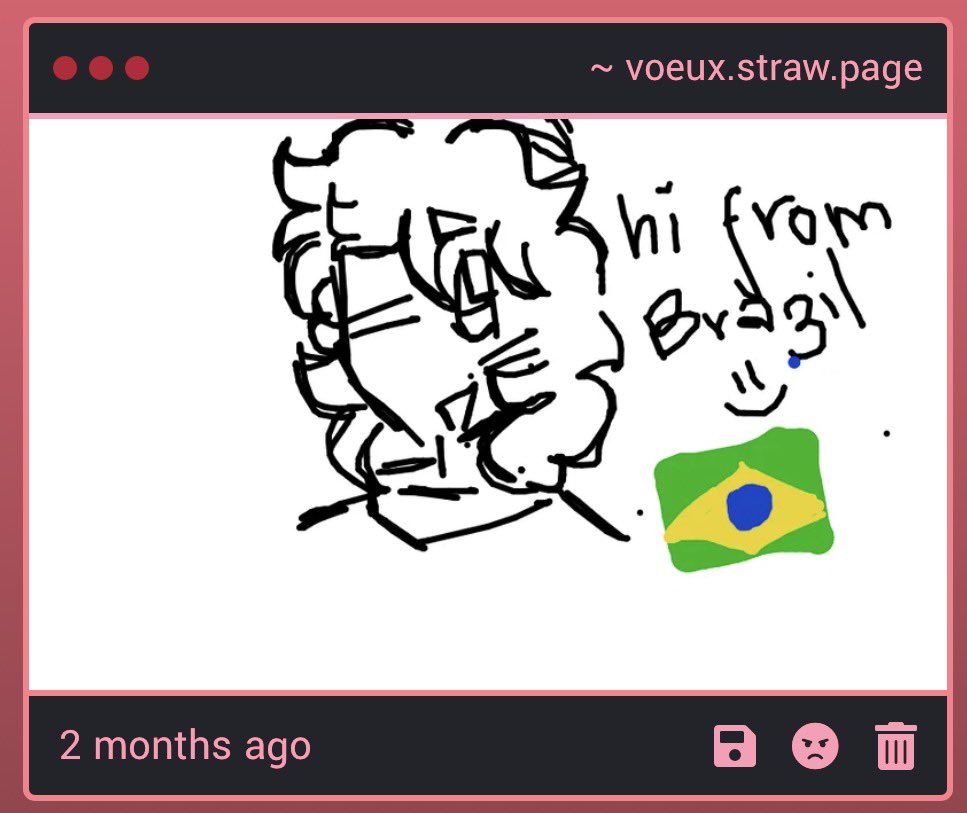 voeux57937's tweet photo. TO WHOEVER SENT ME THESE STRAWPAGES IM SO SORRY 😭😭😭
1) THANK YOU FOR THE CUTE DRAWING AWWW LITTLE SENNA AWWW
2) if I had to pick from 80’s-90’s specifically I would say Makkinen! But I like a lot of other ships too like Launt, Brocedes, and Simi (one day I’ll post them too..) https://t.co/quz3g8kDsR