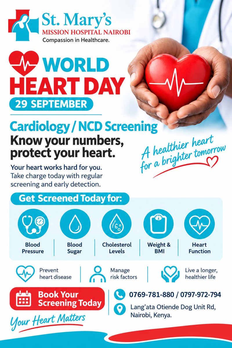 StMarysMH's tweet photo. World Heart Day:Know Your Numbers ,Protect Your Heart. https://t.co/NrpRoyDumg
