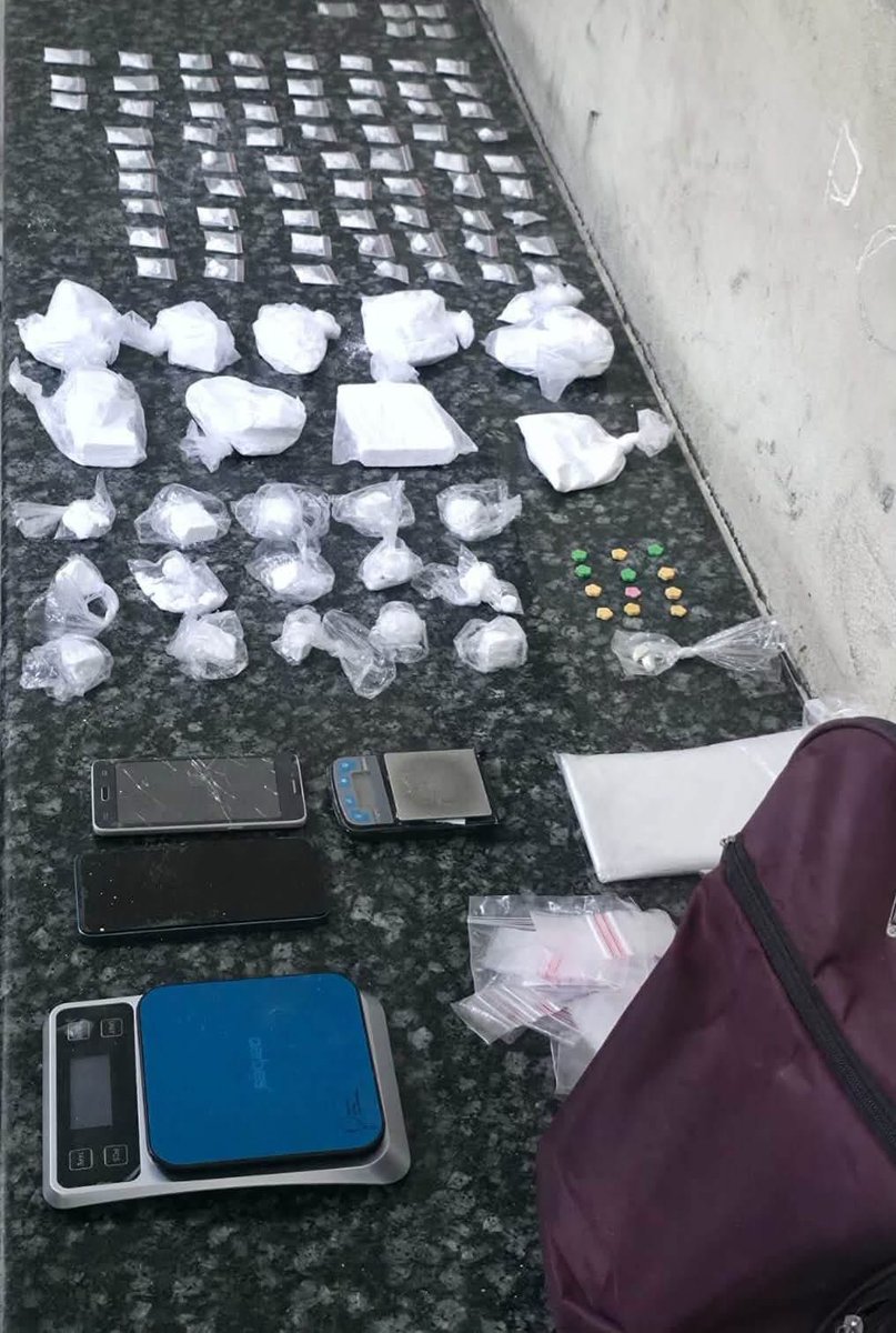 Abramjee's tweet photo. 30-YEAR-OLD NIGERIAN NATIONAL TO APPEAR IN COURT FOR DEALING IN DRUGS

A 30-year-old Nigerian national is expected to appear at the Durban Magistrates’ Court on Tuesday, 29 September 2026, on a charge of dealing in drugs.

The suspect was arrested during a takedown operation conducted by the Provincial Drugs and Firearms Unit, Durban Infrastructure Unit, as well as Excellerate K9, at a targeted premises on West Street in Durban.

Upon searching the premises, police discovered 915 grams of methcathinone, twelve ecstasy tablets and large pieces of rock cocaine.