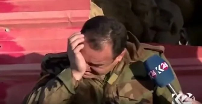 oz_saken's tweet photo. 2017'de 1 saat bile Irak Ordusu'na  direnemeyip ağlayarak kaçan peşmerge Kerkük'ü rüyasında alır! https://t.co/9mJdacDnHe