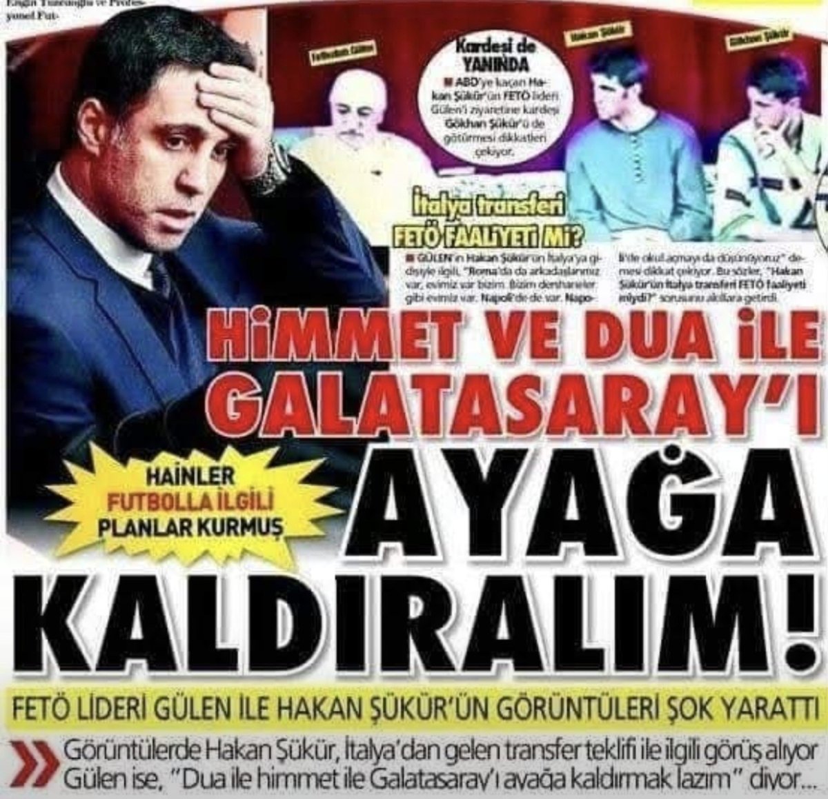 zab1453's tweet photo. Mhk başkanı Ferhat Gündoğdu 'nun tutuklanması YETMEZ!

Futbolda Galatasaray ın zirve yaptığı son 40 yıl incelenmelidir. @abakingurlek https://t.co/vYYK2wjj7T