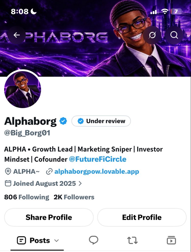 Big_Borg01's tweet photo. Been off for a while because of exams.

Decided to come back with a little touch of rebranding.

Joined the @Paulpillions Purple Family 💜

Rate it 👀

    Before                                                 After https://t.co/nOwZJZqfo0
