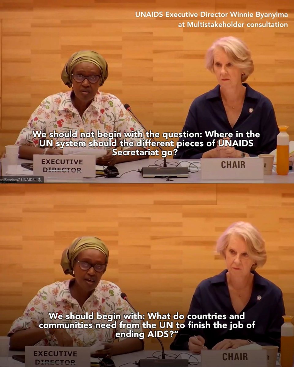 rrpplus's tweet photo. Yesterday, RRP+ joined the 2nd Multistakeholder Consultation on the future transition and integration of UNAIDS into the UN system and beyond, held online.

The consultation brought together governments, communities, civil society and other partners to discuss the future of UNAIDS and, most importantly, what countries and communities need to continue the HIV response during and after the transition.

The discussion focused on protecting the progress made in the global HIV response, maintaining strong support for countries and communities, and making sure that people living with, affected by and at risk of HIV continue to have a meaningful voice in decisions about the future.

Participants also discussed the need for strong coordination, leadership, accountability and technical support for countries, while supporting greater national ownership of the HIV response.

RRP+ brought the voices of communities to the discussion and highlighted the importance of keeping communities at the centre of the HIV response throughout the transition.

As UNAIDS Executive Director @Winnie_Byanyima reminded participants, the key question should be: “What do countries and communities need from the UN to finish the job of ending AIDS?”

The transition should protect the gains made, avoid disruption to the HIV response, and ensure that no communities or people living with HIV are left behind.

#UNAIDS #HIV #EndAIDS 

For assistance or concerns, call RRP+ Toll-Free: 1245.

@RwandaHealth 
@RBCRwanda 
@ahfrwanda 
@soscvrwanda 
@sfhRwanda 
@giz_rwanda 
@CDCgov
@CDCRwanda
@mutambukaDeo 
@nsanzimanasabin 
@JNdayizigiye 
@CMuvunyi 
@PaulineOkumu 
@TuyishimeAlbert 
@BrianChirombo 
@andrewmorley0 
@RichardAmenyah 
@AndrewGasoziNtw 
@aflodiskagaba 
@HindHassan_ 
@BarhamSalih 
@RituShroff3 
@Winnie_Byanyima
@uphls 
@InterfaithRda 
@HopeandHomes 
@RwandaYouthArts 
@unicefrw 
@Rwanda_CCM 
@GlobalFund 
@WHORwanda 
@HDIRwanda 
@UNAIDSRwanda 
@ICAP_ColumbiaU 
@WVRwanda 
@UNAIDS
@UNFPARwanda
