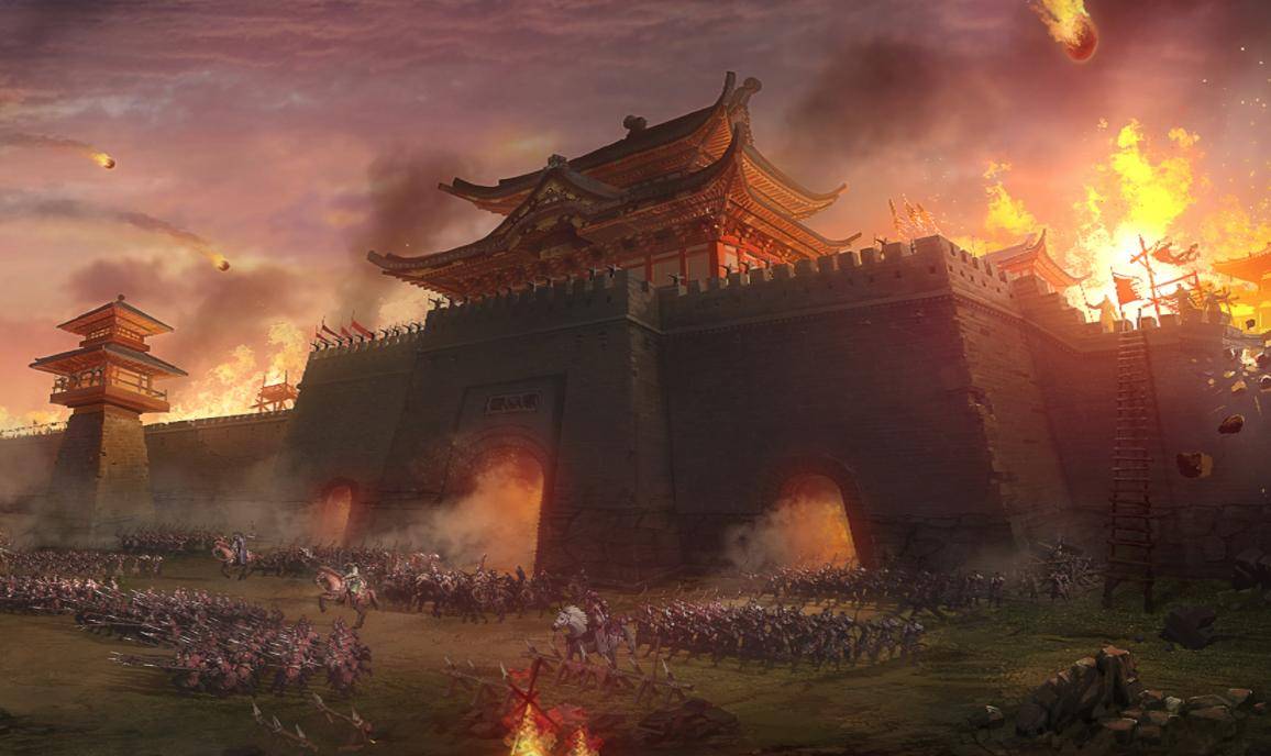 vexoz3517's tweet photo. During the war, the rebel general shut down the granary to cut off the troops' supplies. ， https://t.co/cIPTlAgJoM