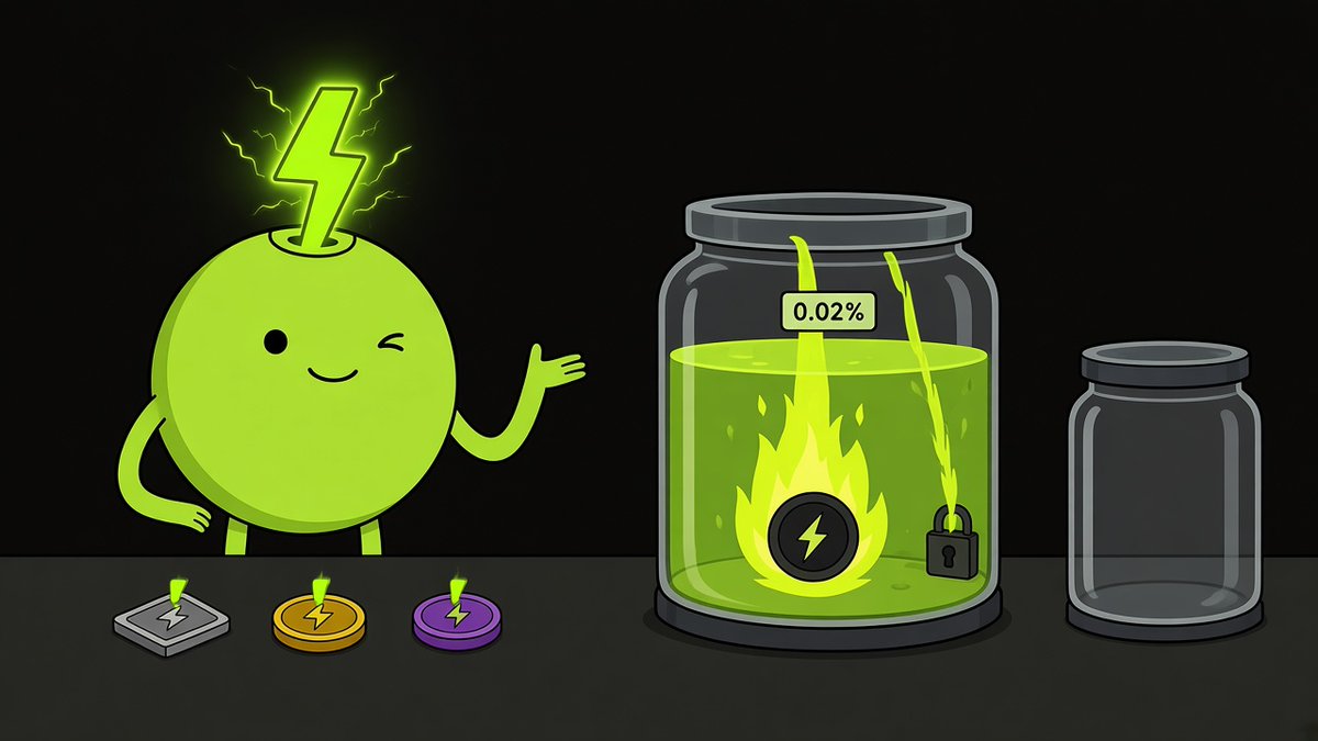 vobot_fun's tweet photo. We want to be transparent about how bot fees work!

Every volume-bot trade pays 2 basis points (0.02%) of that trade’s value. The fee is charged in the market’s quote currency: ETH, USDG, or SOL.

Fees add up over each 24-hour window. If the desk ends the day at a loss, collection waits until that loss is earned back.

Collected fees fill a reserve of about 1,900 quote units first. After the reserve is full, 60% buys back and burns $zoom, and 40% goes to the treasury.

Fees from trading $zoom’s own pool are kept separate. They do not fund buybacks 😉⚡️

Trade on the two highest volume chains #SOLANA and #ROBINHOOD