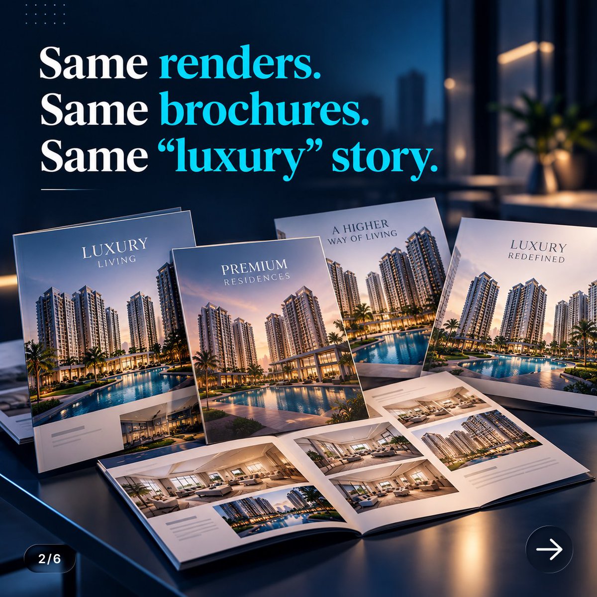 ipangram's tweet photo. 🏗️ Your project is unique. But is your marketing?
Same renders? Same brochures? Same “luxury” story?

👀 If buyers see the same everywhere, what makes them remember yours?

#RealEstate #PropertyDevelopment https://t.co/LDjXpceA9j