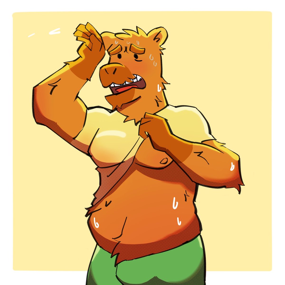 0valord's tweet photo. Overheating 🥵
#furry #furryart #furrybara #bara https://t.co/GAcKzwigXX