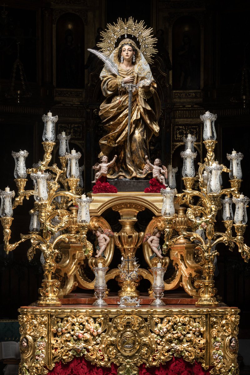 HdadSantaLucia's tweet photo. 𝐒𝐀𝐋𝐈𝐃𝐀 𝐏𝐑𝐎𝐂𝐄𝐒𝐈𝐎𝐍𝐀𝐋: Nuestra titular, Santa Lucía Virgen y Mártir, se encuentra entronizada en su paso para la procesión por las calles de la feligresía el próximo domingo 4 de Octubre.

📷 @Randofer94 @PMFotoscofrades 

#SantaLucia2026 https://t.co/yp0Bv3dw9F