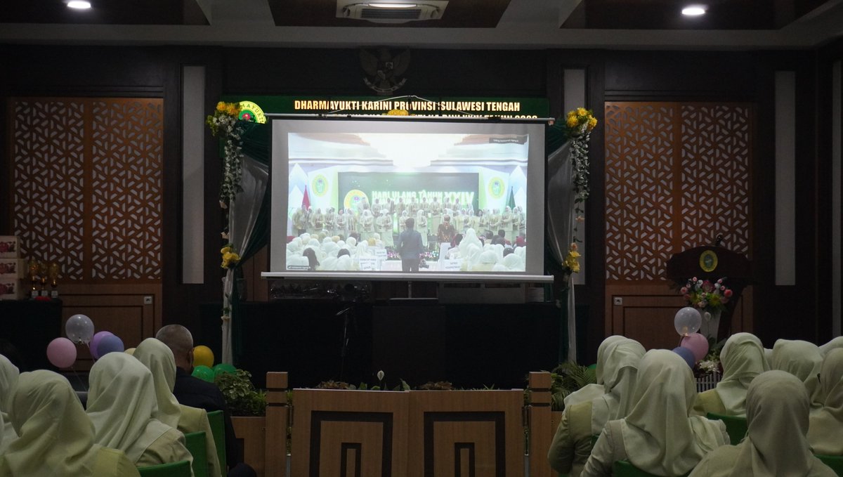 PTA_Palu's tweet photo. Tabe #SampesuvuPTA.Palu
Selasa, 29 September 2026

Dharmayukti Karini Cab. Sulawesi Tengah turut memeriahkan Puncak Perayaan HUT KE-XXIV Dharmayukti Karini yang bertempat di Kantor Pengadilan Tinggi Sulawesi tengah.

@Humas_MA
@MahkamahAgung
@DitjenBadilag
#ptapalunabelopura https://t.co/zWSSjbd7In