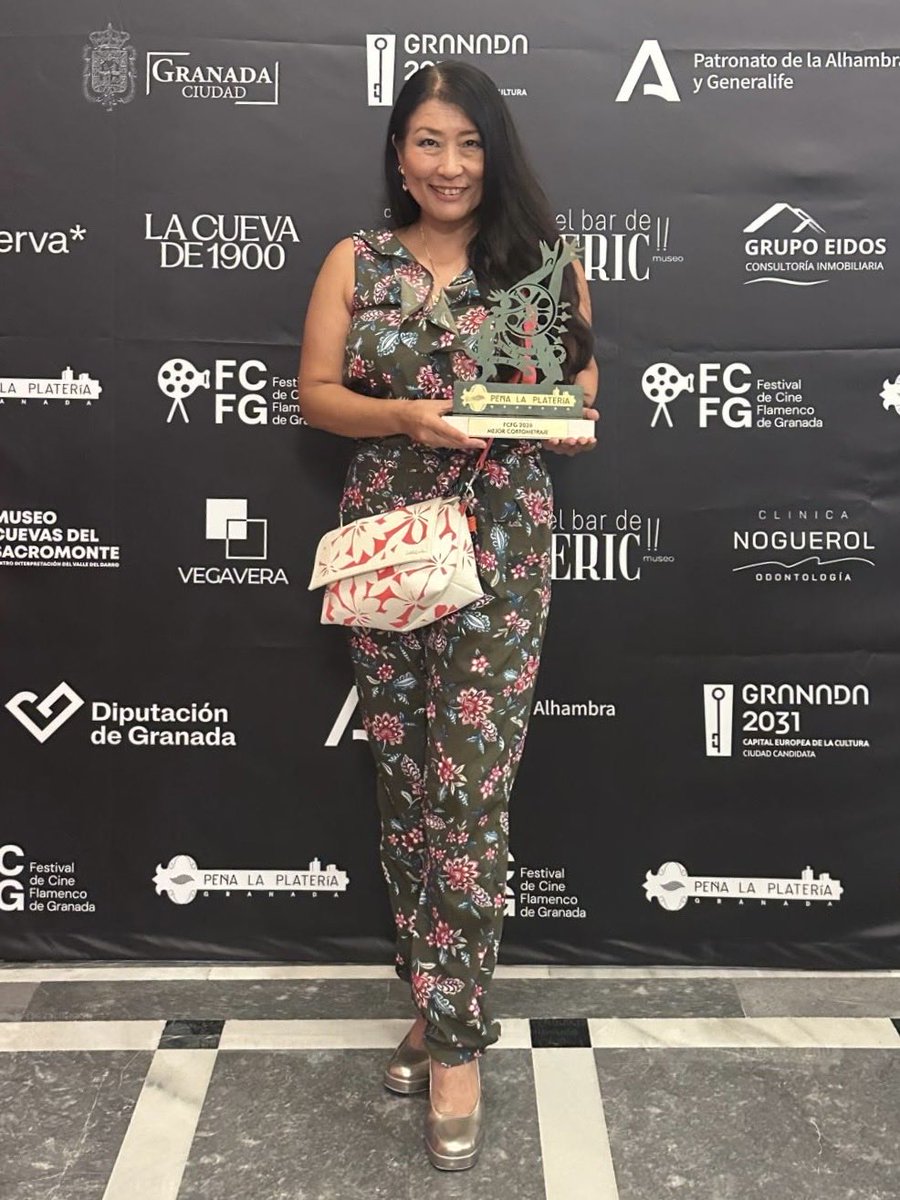 eriFukuhara's tweet photo. 🏆✨『FLAMENCO IKIGAI』が
第二回グラナダ・フラメンコ映画祭で最優秀短編賞を受賞しました。
携われたことに心から感謝しています。
監督Emanuel Massaさん、そして関わってくださった皆さま、ありがとうございます。
とても嬉しく、光栄です。 https://t.co/Sya6DFNS41