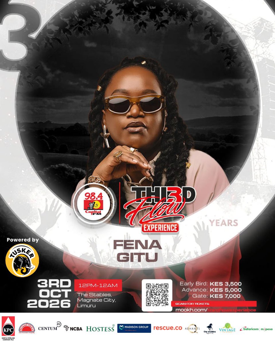KenyanFever2's tweet photo. Three eras have given us different sounds and different memories, but one thing remains: the flow. Capital FM at 30 brings it together at the Third Flow Experience. 30Years 3Eras 1Flow #CapitalFMat30 @CapitalFMKenya https://t.co/izoKnm8bft