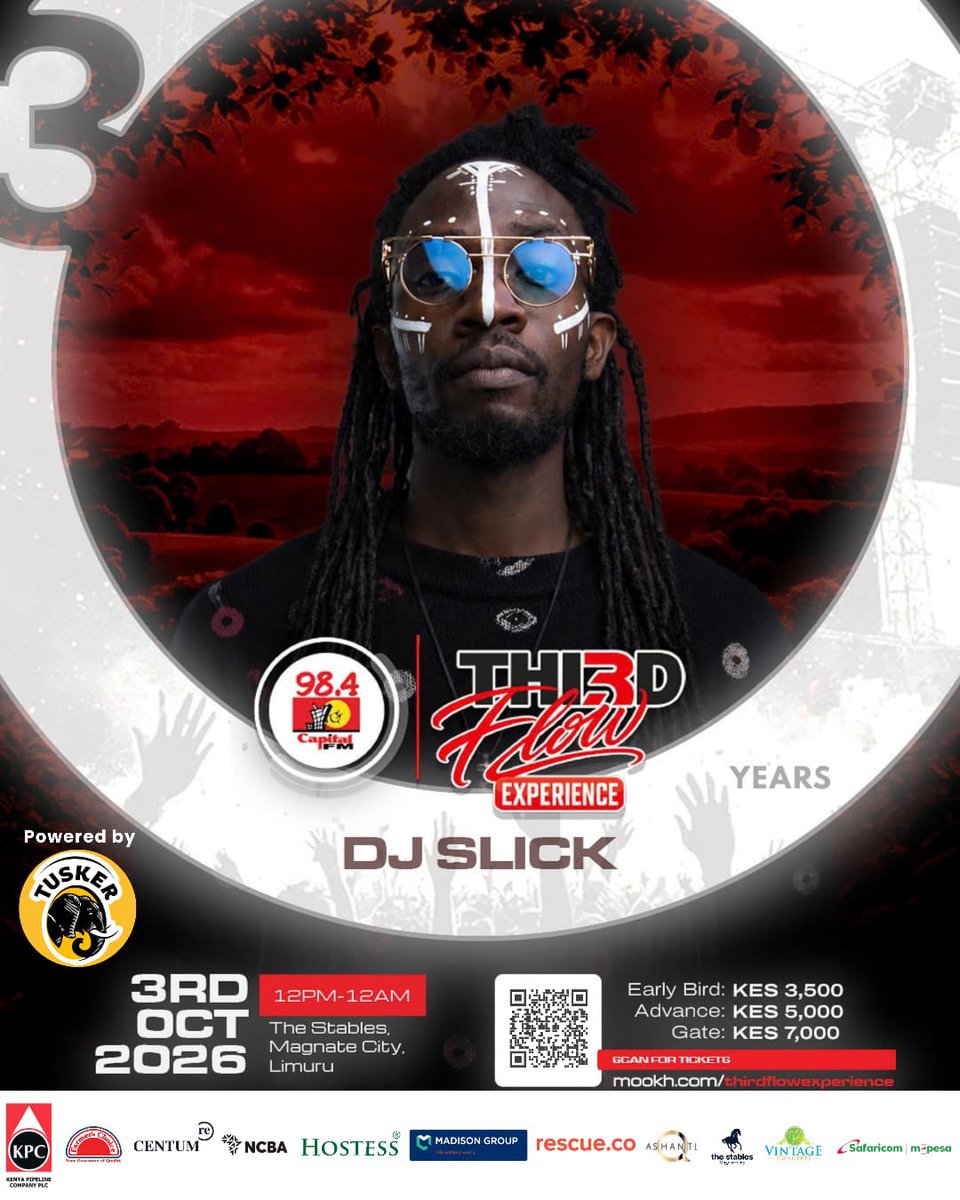 KenyanFever2's tweet photo. Three eras have given us different sounds and different memories, but one thing remains: the flow. Capital FM at 30 brings it together at the Third Flow Experience. 30Years 3Eras 1Flow #CapitalFMat30 @CapitalFMKenya https://t.co/izoKnm8bft