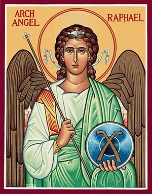 bisbatgirona's tweet photo. 😇 #Santoral 29/9/26. Els sants Arcàngels: Gabriel (patró de la #ràdio, #telecomunicacions, #filatèlia, col·leccionistes de #Goigs), Miquel, i Rafel (viatgers) -a les imatges-. Ciríac, Fratern, Grimoald, Gudèlia, Ripsimes. https://t.co/CAWwNPOazn