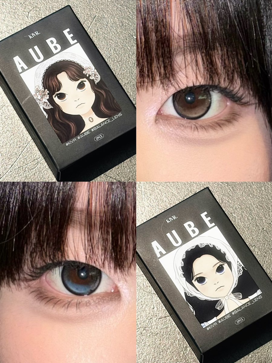 sssi8_8's tweet photo. *타채널 제품제공 @ololalens 

오로라 AUBE 렌즈 (G.DIA 14.0mm)

🤎AUBE BROWN
💙AUBE BLUE

무려 축고정·밸런스 렌즈!

렌즈에 있는 B 가이드를 6시 방향에 맞춰 착용하면 하이라이트 밸런스가 유지됩니다💗

뭐가 더 잘 어울리나요...?😚

#오로라렌즈 #오브 #AUBE #KIVR #키버 #축고정렌즈 https://t.co/kXhuaQbWQ8