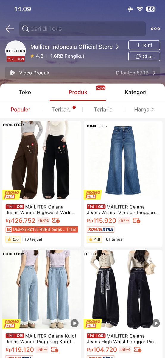 shopee_buddy's tweet photo. ✨ DENIM PANTS SKENA KALCER✨

Bawa vibes skena kalcer ke tongkrongan lewat look yang effortless ini 🔥

Harganya pun masih aman buat gaji anak UMR 🫶

Style dapet, dompet tetap aman 💖 https://t.co/oTg2Ed1hp6