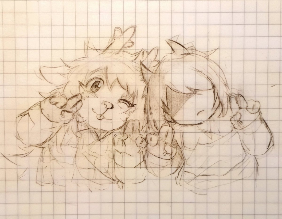 mat44g11's tweet photo. Horn bump!
#deltarune #noelle #kris https://t.co/5LY7Q2glbn