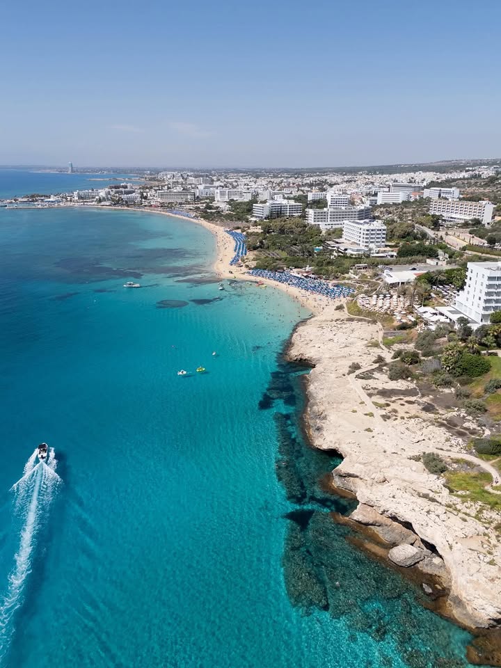 visitcyprus's tweet photo. End-of-September morning views over Agia Napa &amp; Protaras. 🌊🚁🇨🇾

Crystal waters, calm sea breezes, and endless sunshine from above. Autumn? Never heard of it! 🏖️☀️

Who’s booking a late summer escape? 👇#VisitCyprus #AyiaNapa #Protaras

📸 IG perfetto6 https://t.co/Zy7a7tdhow