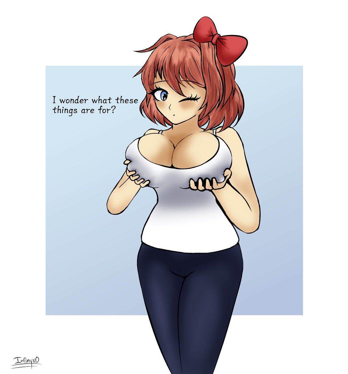 Infinyx0's tweet photo. She’s a bit curious https://t.co/fExjm9D5un