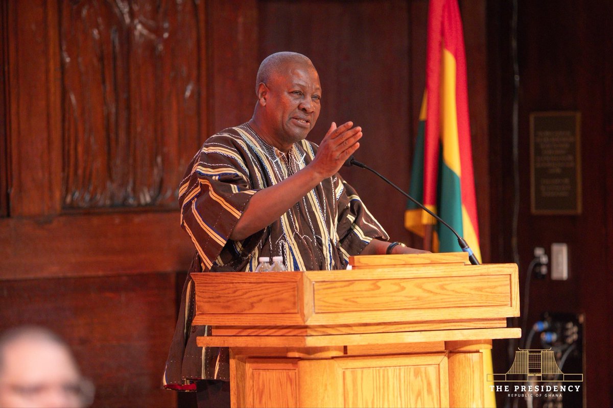 joyce_bawah's tweet photo. We leave New York thinking about many things.

Something about the content and context of the President’s address. Something about the positive reviews Ghana continues to receive. Something about the many successfully oversubscribed side events on Reparations and the Accra Reset. And something about the remarkable number of leaders who had, well ahead of #UNGA, sought appointments to meet with the President.

A raft of conversations. A multitude of discussions. And, running through them all, a deeper conversation about the future of Africa and the place of Ghana within it.

Last year, President John Dramani Mahama stood before the United Nations General Assembly and spoke about an Africa that needed a stronger voice, a fairer global financial system, greater control over its resources, and a new relationship with its development partners.

Ghana subsequently spearheaded the UN resolution on Reparations and Reparatory Justice. The Accra Reset, introduced at UNGA80, has since travelled from Accra to Geneva and back to New York, gathering momentum, building partnerships and attracting considerable support.

But something else is happening with Ghana.

In 2025, Ghana attracted approximately US$2.6 billion in foreign direct investment, nearly four times the level recorded the previous year. The economy grew by 6%. International reserves reached approximately US$11.9 billion. Inflation has fallen significantly, and the IMF now assesses Ghana’s risk of debt distress as moderate an improvement achieved earlier than originally anticipated.

These numbers do not suggest that everything is perfect. They do, however, suggest that something is changing. There is greater stability. There is sustained growth. And, perhaps most importantly, there is renewed hope that the gains being recorded at the macroeconomic level can, in time, translate into better lives for ordinary Ghanaians.

Our visit to the New York Stock Exchange was, in many ways, another signal of that journey. Ghana is open for business.

Increasingly, Ghana’s story is changing. Our President is walking into important rooms and speaking with confidence about Ghana’s future, Ghana’s potential and the possibilities that exist for a continent of 1.4 billion people.

There appears to be a nexus between what we are fixing at home, what Ghana is advocating for Africa, and the partnerships we are pursuing internationally.

The President speaks about adding value to our cocoa and minerals rather than continuing to export them in their raw form. He speaks about Africa financing more of its own development. He speaks about the African Continental Free Trade Area not merely as an agreement, but as an opportunity to position Ghana as a gateway to a market of more than 1.4 billion people.

And increasingly, these conversations are taking place not only within the halls of the United Nations, but with investors, governments, development institutions and businesses.

Of course, diplomacy alone does not create prosperity.

A photograph at the Stock Exchange does not create a job in Accra, Kumasi or Tamale. A bilateral meeting does not automatically become an investment. And a strong GDP number means little to a family that is still struggling to make ends meet.

The real work is in converting access into investment, investment into businesses, businesses into jobs, and growth into better lives.

But access matters. Credibility matters. And telling our story clearly and consistently matters. It helps to build confidence, deepen partnerships and create the space within which opportunity can become reality.

And having a Ghanaian President who can walk into these rooms with a clearer economic story at home and a compelling proposition for Africa matters too.

Perhaps that is the real takeaway from this year’s UNGA for me.

It was not simply that Ghana was present.

Ghana had something to say.

Ghana had something to show.

And increasingly, Ghana has something to offer.