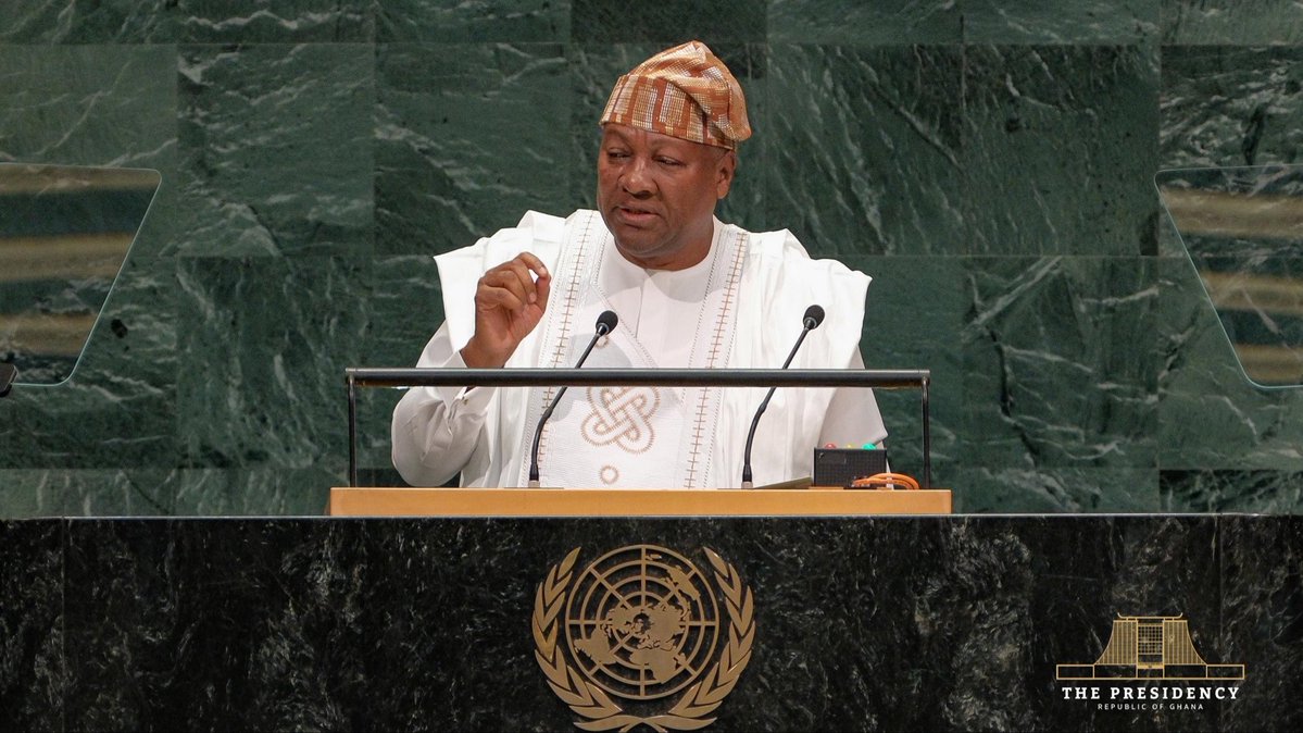 joyce_bawah's tweet photo. We leave New York thinking about many things.

Something about the content and context of the President’s address. Something about the positive reviews Ghana continues to receive. Something about the many successfully oversubscribed side events on Reparations and the Accra Reset. And something about the remarkable number of leaders who had, well ahead of #UNGA, sought appointments to meet with the President.

A raft of conversations. A multitude of discussions. And, running through them all, a deeper conversation about the future of Africa and the place of Ghana within it.

Last year, President John Dramani Mahama stood before the United Nations General Assembly and spoke about an Africa that needed a stronger voice, a fairer global financial system, greater control over its resources, and a new relationship with its development partners.

Ghana subsequently spearheaded the UN resolution on Reparations and Reparatory Justice. The Accra Reset, introduced at UNGA80, has since travelled from Accra to Geneva and back to New York, gathering momentum, building partnerships and attracting considerable support.

But something else is happening with Ghana.

In 2025, Ghana attracted approximately US$2.6 billion in foreign direct investment, nearly four times the level recorded the previous year. The economy grew by 6%. International reserves reached approximately US$11.9 billion. Inflation has fallen significantly, and the IMF now assesses Ghana’s risk of debt distress as moderate an improvement achieved earlier than originally anticipated.

These numbers do not suggest that everything is perfect. They do, however, suggest that something is changing. There is greater stability. There is sustained growth. And, perhaps most importantly, there is renewed hope that the gains being recorded at the macroeconomic level can, in time, translate into better lives for ordinary Ghanaians.

Our visit to the New York Stock Exchange was, in many ways, another signal of that journey. Ghana is open for business.

Increasingly, Ghana’s story is changing. Our President is walking into important rooms and speaking with confidence about Ghana’s future, Ghana’s potential and the possibilities that exist for a continent of 1.4 billion people.

There appears to be a nexus between what we are fixing at home, what Ghana is advocating for Africa, and the partnerships we are pursuing internationally.

The President speaks about adding value to our cocoa and minerals rather than continuing to export them in their raw form. He speaks about Africa financing more of its own development. He speaks about the African Continental Free Trade Area not merely as an agreement, but as an opportunity to position Ghana as a gateway to a market of more than 1.4 billion people.

And increasingly, these conversations are taking place not only within the halls of the United Nations, but with investors, governments, development institutions and businesses.

Of course, diplomacy alone does not create prosperity.

A photograph at the Stock Exchange does not create a job in Accra, Kumasi or Tamale. A bilateral meeting does not automatically become an investment. And a strong GDP number means little to a family that is still struggling to make ends meet.

The real work is in converting access into investment, investment into businesses, businesses into jobs, and growth into better lives.

But access matters. Credibility matters. And telling our story clearly and consistently matters. It helps to build confidence, deepen partnerships and create the space within which opportunity can become reality.

And having a Ghanaian President who can walk into these rooms with a clearer economic story at home and a compelling proposition for Africa matters too.

Perhaps that is the real takeaway from this year’s UNGA for me.

It was not simply that Ghana was present.

Ghana had something to say.

Ghana had something to show.

And increasingly, Ghana has something to offer.