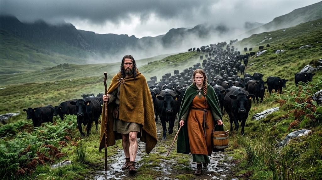 SamaHoole's tweet photo. 1188. The first English account of Ireland ever written complains that the Irish will not plough, and gives the reason: they own cattle, so they own their time.

Gerald of Wales came over with the Normans and wrote the country up for the King. His verdict on the people was that they lived on beasts and lived like beasts, had never progressed beyond the pastoral life, neglected the fields, and held that the greatest pleasure was not to work and the greatest wealth was to enjoy liberty. They lived, he noted, on milk and flesh.

Then he described their bodies, and the indictment slipped. The Irish, he wrote, did not swaddle their infants or shape them as civilised mothers did, and yet nature alone produced in them tall and handsome frames, straight-limbed, with fine faces and good colour. He put it down as a marvel. It was the milk.

He meant the whole thing as a charge. Read it again as a description. A family with a herd on a hillside had milk in the morning, butter for the winter, a calf to sell and nothing to plough, and answered to nobody for the grass. A family on a ploughland answered to whoever owned the land, the mill and the tithe barn, and spent its year bent over, short.

Every English writer on Ireland for the next 400 years said the same thing in the same tone. The Irish keep cattle and go where the grass is. They will not settle, till and pay. Spenser said it in 1596. Gerald had said it first, before there was a plantation to sell.

The bodies kept telling the story after the land was taken. In the 1770s the East India Company was forbidden by law to recruit Irishmen, and an Irish officer ignored the law and signed up hundreds. When the records of 1,000 of his men were set against the English recruits beside them, the Irish were taller in every age group and had reached their full height younger, out of a country everybody agreed was the poorer. They still had the cow and the buttermilk. The Englishman had the loaf and the wage.

The word Gerald chose for a people who fed themselves from an animal without a landlord was not lazy, though he tried lazy. It was free. He wrote it as the charge, and then he measured the result and called it a wonder.

Eight hundred years on, the countries with the most cattle per head are still the ones nobody has managed to make plough for somebody else, and the word still bothers the same class of writer.