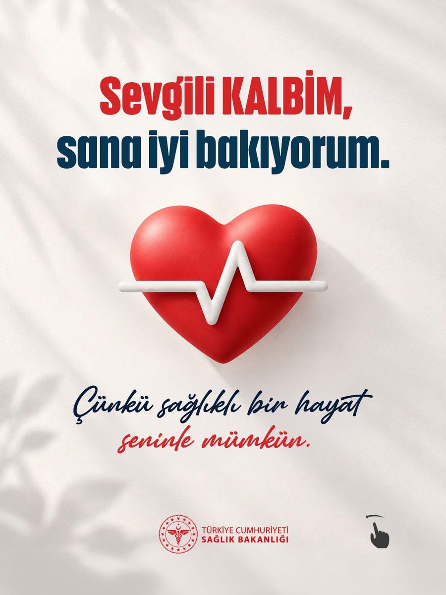 saglikbakanligi's tweet photo. Sevgili KALBİM, sana iyi bakıyorum.

#DünyaKalpGünü https://t.co/uyk3MogTtD