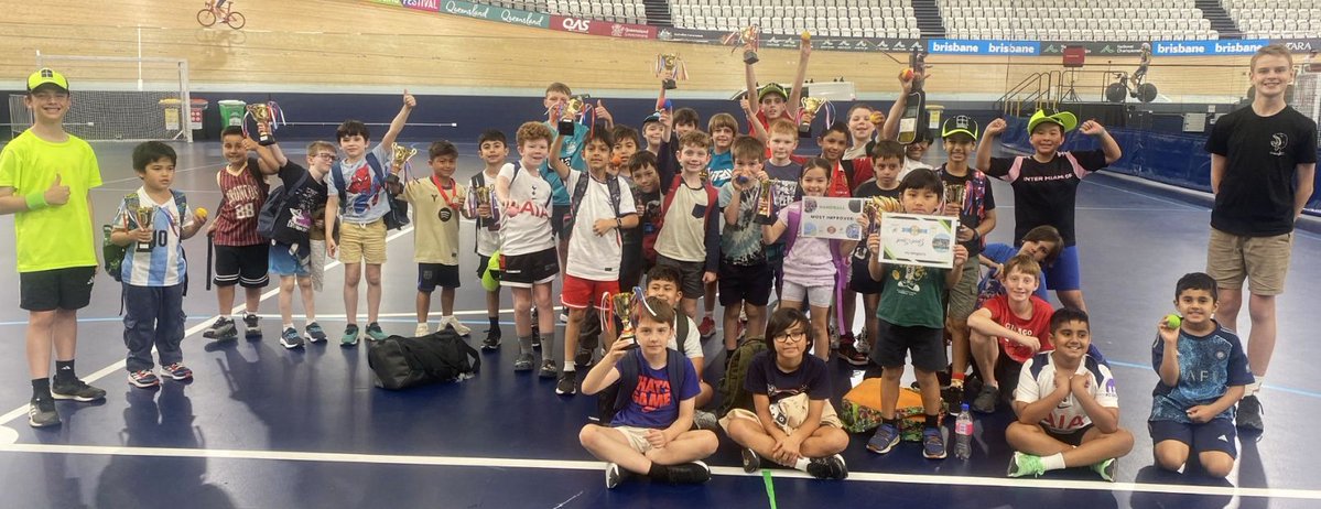 handballaus's tweet photo. Brisbane Spring Camp, done. 🏐

41 kids, 17 schools, one great day of handball.

35 awards handed out throughout the day!

To every kid who gave it their all: thank you.

Next up: Gold Coast tomorrow, then 4 days in Sydney next week 👀

#handballcamp #springcamp https://t.co/nlWdY1n6MY