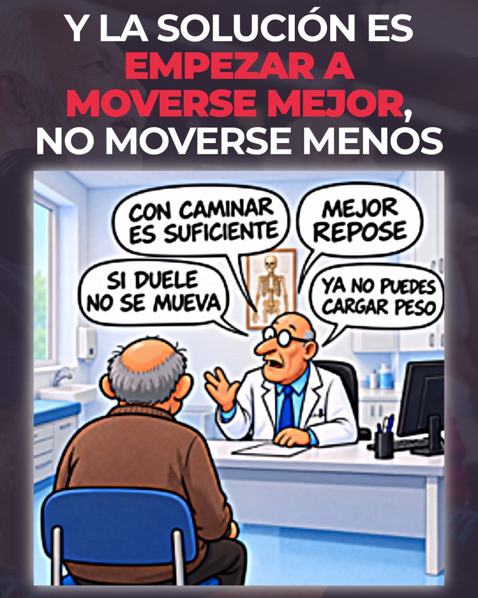 FITrebelde's tweet photo. Sin duda el envejecimiento se va a ir notando, pero muchas de las cosas que achacamos a la edad se deben más a la inactividad.

Y cuando usamos la edad como un motivo para esforzarnos menos, lo que lograremos es acelerar el envejecimiento.

Por supuesto que debes escuchar a tu cuerpo e ir haciendo ajustes con el tiempo, pero no te autolimites simplemente por cumplir años.